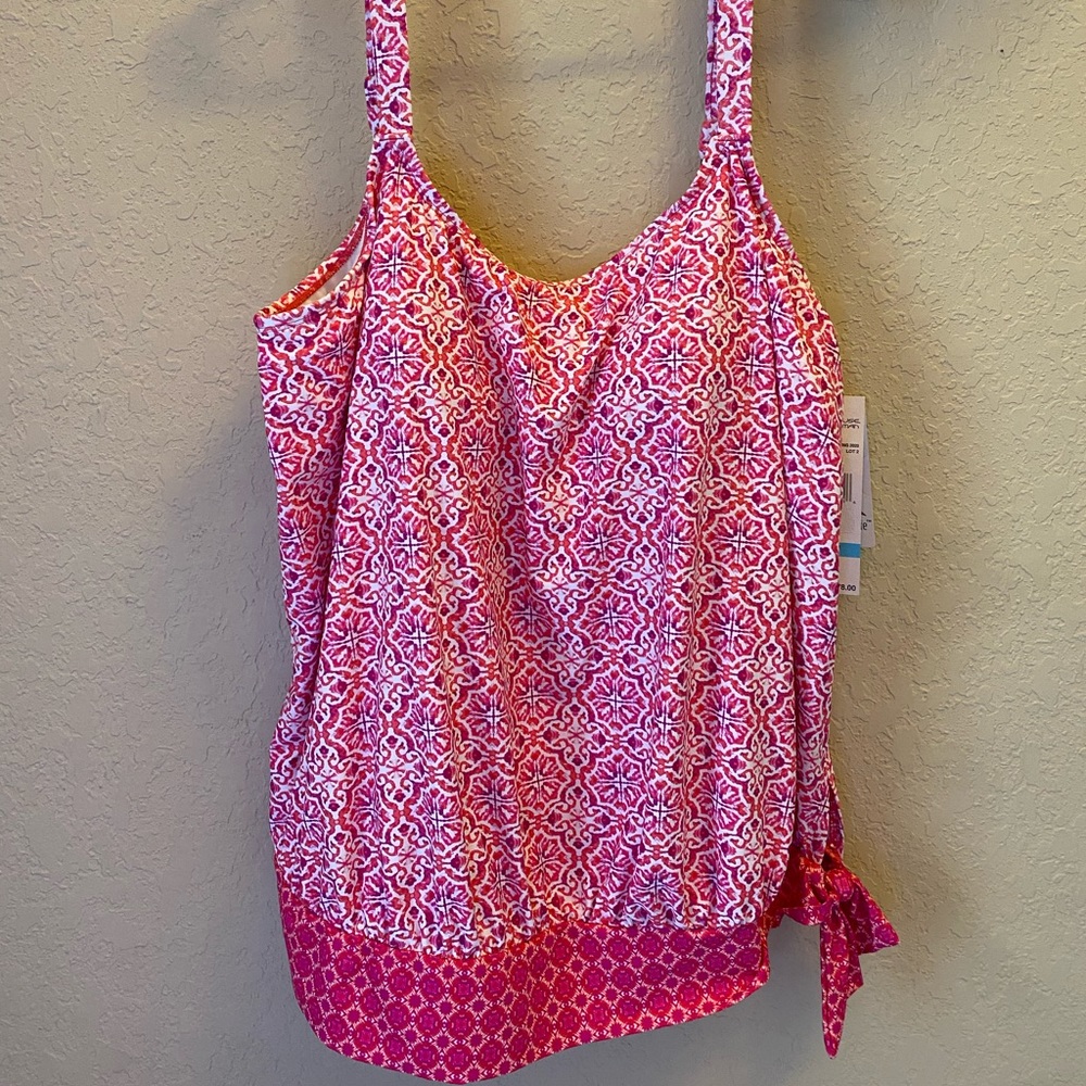 Blousy women’s bathing suit top